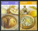 Europa (2005 issue), Armenian Cuisine, Lavash and Harisa 